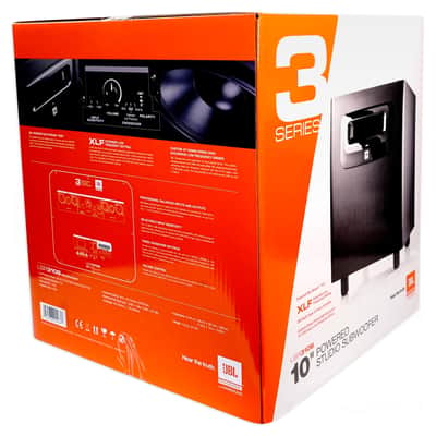JBL LSR310S 10" 200w Powered Subwoofer Ported Studio Sub+Mic+Headphones+Riser image 12