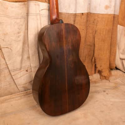 Unbranded Parlor Guitar 1890's Natural image 9