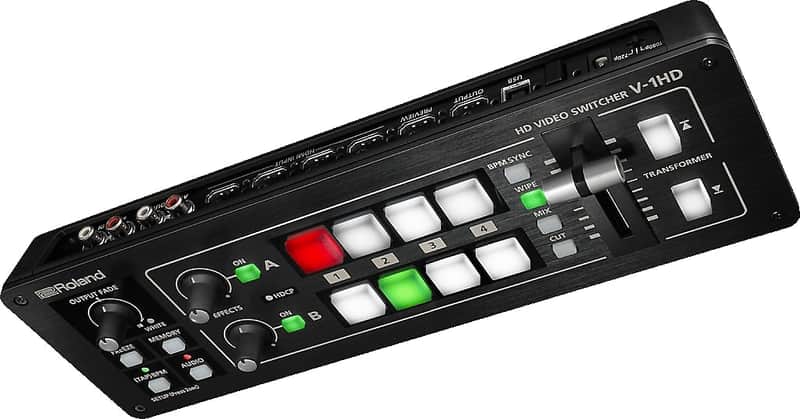 Roland V-1HD STR Video Switcher Web Streaming Bundle + UVC-01 image 1