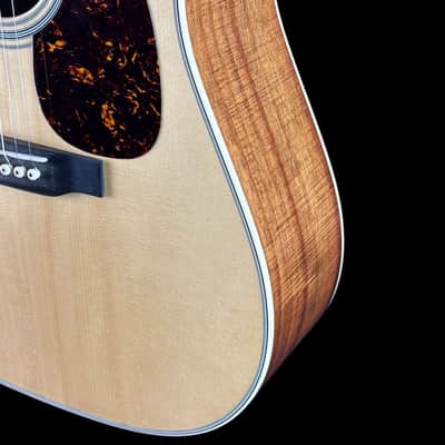 Used 2021 Martin Custom Shop 28 Style Dread VTS Adi/Highly Flamed Koa w/LR Baggs Anthem w/case TSU25221 image 7