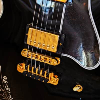Gibson B. B. King Personally Autographed Gibson ES-355 “Lucille” 1993 - Classic, elegant Ebony finish with all-gold hardware image 8