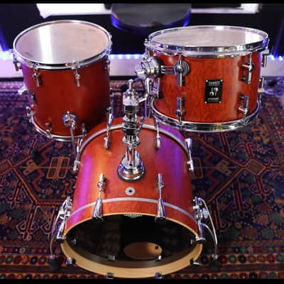 Sonor made in Germany Sunset beech limited edition 3 pc drum set + bags and extras image 16