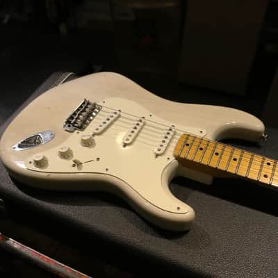 Fender Stratocaster Custom shop 1956 Reissue Journey man Relic 2017 - White Blonde image 3