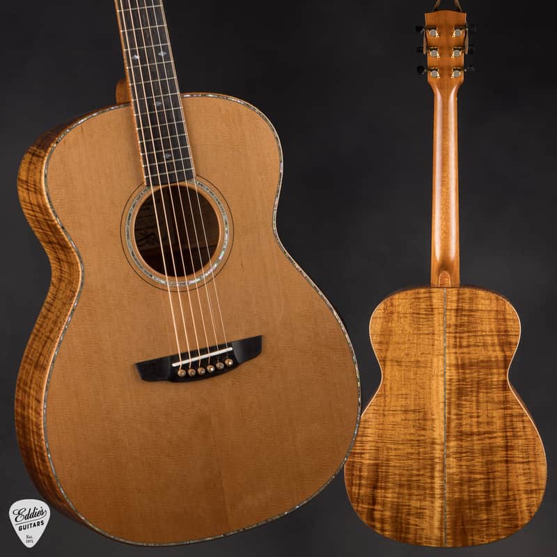 Goodall Grand Concert - Western Red Cedar/Koa image 1