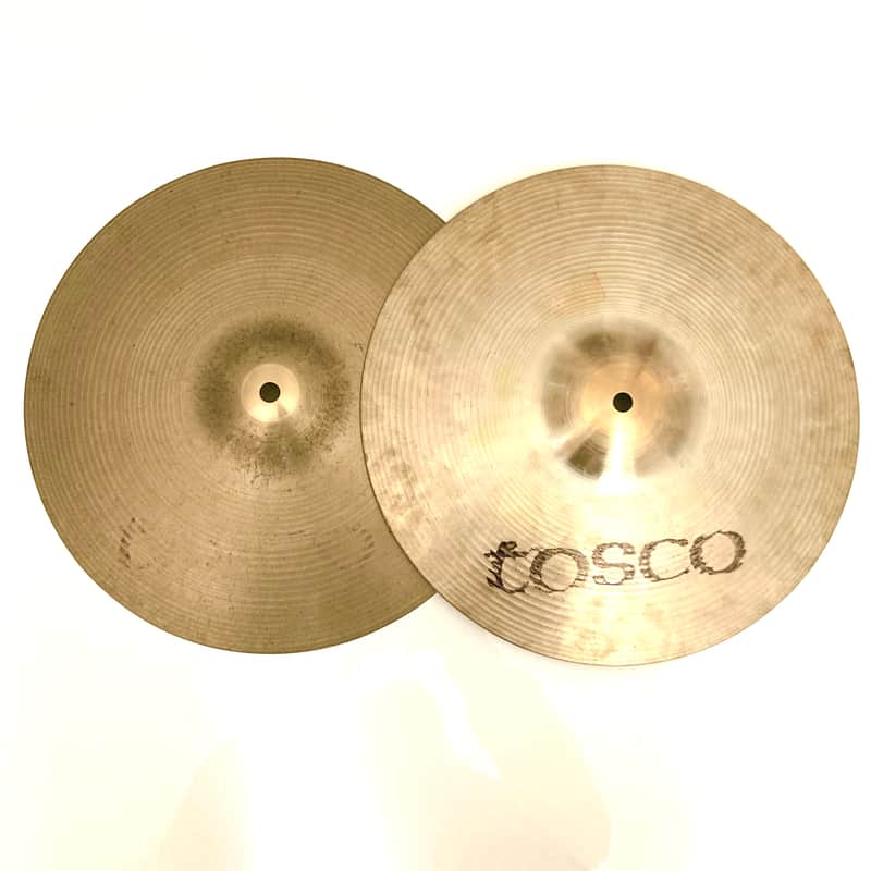 Tosco 13" Hi-hats - Vintage & Rare 1970s - B20 Italy image 1