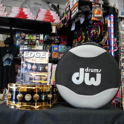 DW USA Collector's Series R30 "Starman" Neil Peart Signature Edge 6x14" Icon Snare Drum image 1