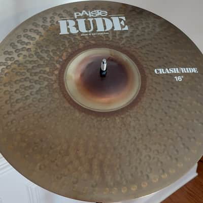 VIDEO! Paiste RUDE 16" Crash/Ride Why pay $338 NEW???? image 1
