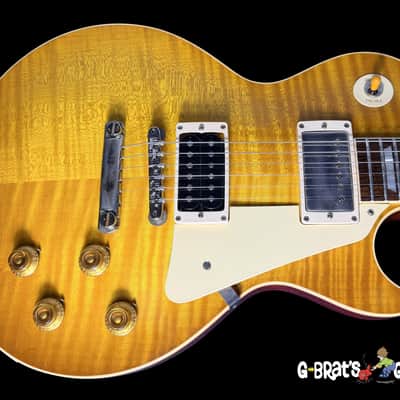 2024 Gibson Les Paul '59 Custom Shop Dealer Select Chambered Murphy Lab Light Aged ~ Lemon Burst ~ ONLY 7 LBS!! image 1