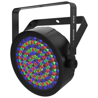 Chauvet DJ SlimPAR 64 RGBA ILS Compact RGBA DMX LED Par Wash Light - Open Box Mint image 1