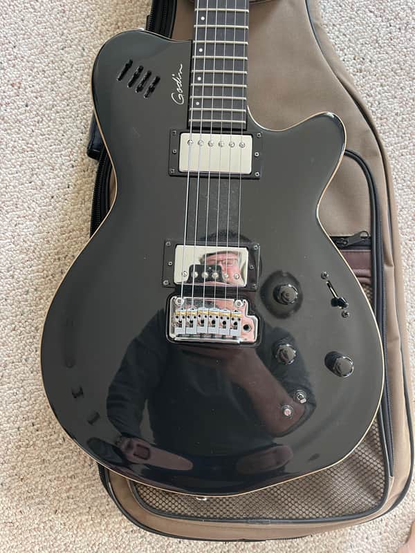 Godin LGXT Maple Top HH with Tremolo Black image 1