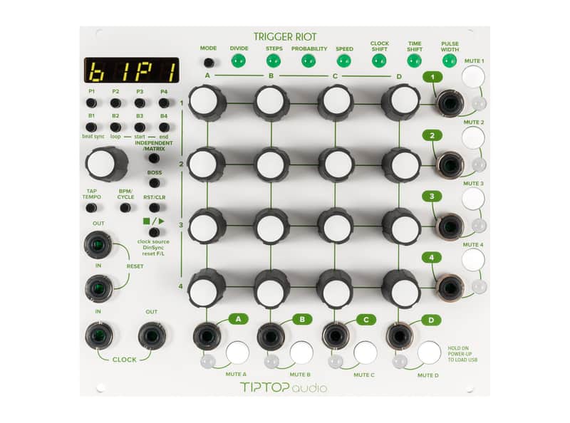 Tiptop Audio Trigger Riot Sequencer (White) [DEMO] image 1