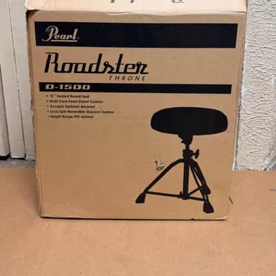Pearl Roadster D1500 Cloth Top Drum Throne Blue image 13