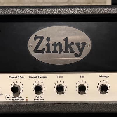 Zinky Electronics amp Encore series custom shop 1 of 2 Custom 66’ (2CH Zinky Mofo w/fx loop) 60W 5881 x2 6L6WGC Tube Head Dual wired for US 120v and EU 220v image 1
