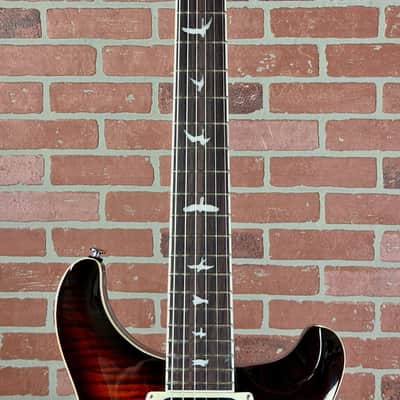 PRS SE Hollowbody I Piezo Double Cut Electric Guitar - Orange Tiger Smokeburst image 6