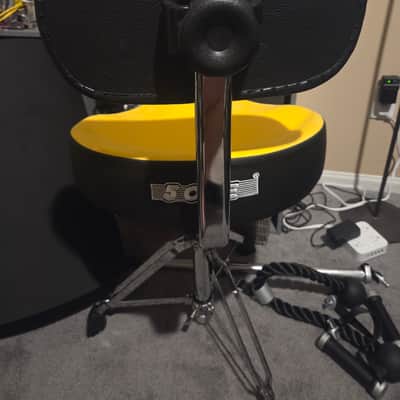 5 CORE DRUMS / DRUM THRONE Drum Throne with Back Rest 2026 - Yellow image 2
