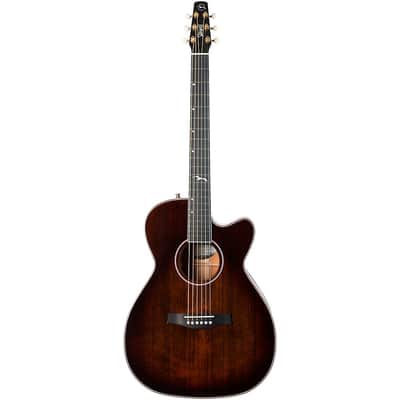 Seagull Artist Mosaic CH CW Bourbon Burst GT EQ Acoustic-Electric Guitar Regular Bourbon Burst image 3