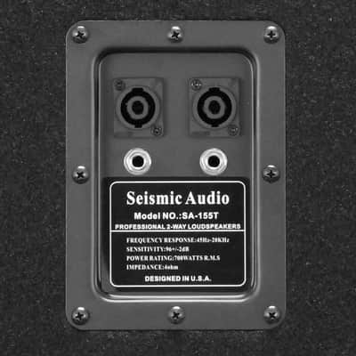 Dual 15" PA Band DJ PRO Audio Speaker 700 Watts Karaoke image 5