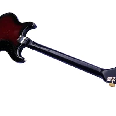 1965 Hofner 182 shortscale bass in Tocotronic Redburst (Vintage, Restored) image 23