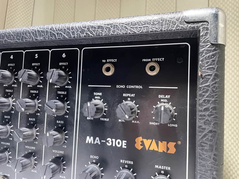 EVANS MA-300E 国産ビンテージ ミキサー Evans MA-310E Powerd mixer, Analog Delay, Spring Reverb | Reverb