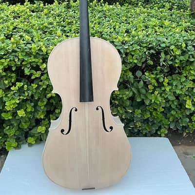 Stradivari left-handed unfinished cello 4/4 Old spruce ,100% Hand Made image 2