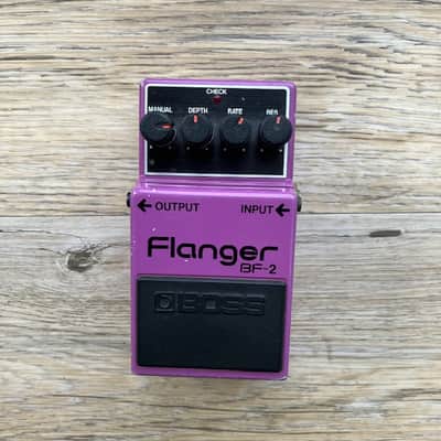 BOSS BF-2 Flanger 1982年 黒ラベル 日本製 Boss BF-2 Flanger 1980-1984 (Black Label) Made In Japan | Reverb UK