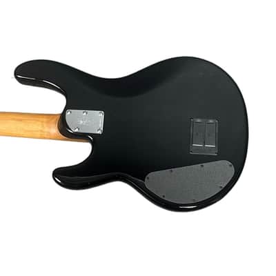 Ernie Ball Music Man Stingray 4 HH Special, Black/ Roasted Maple/CHROME HDW 8.3 LBS *IN STOCK* image 2