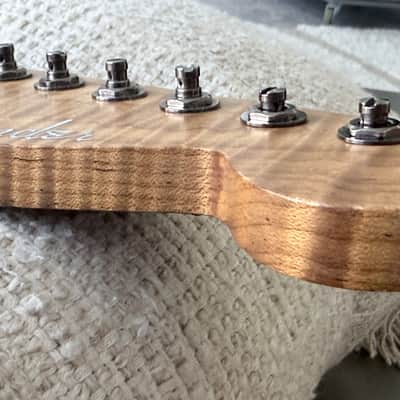 Warmoth AAA Roasted Flame Maple Stratocaster Neck *MINT* image 10