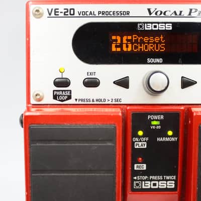 Boss VE-20 Vocal Performer Power Supply Use Only With Power Supply Vocal Effect Pedal BZ93370 image 2