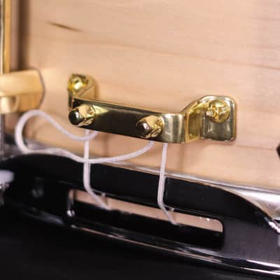 Noble & Cooley 14" x 6 Solid Tulip Shell Snare Drum, Natural Oil, Brass Hardware image 4