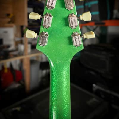 Greco Flying V 1978 - Green Sparkle image 8