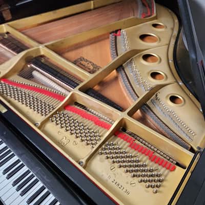 Yamaha C3 Ebony 6'1" Grand Piano and Bench * Made in Japan in 1977* Free 1st floor NJ delivery! image 2