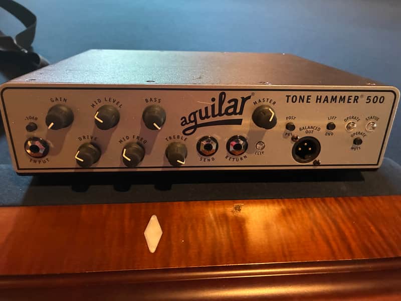 Aguilar Tone Hammer 500 Super Light 500-Watt Bass Amp Head 2011 - 2019 - Aluminum image 1