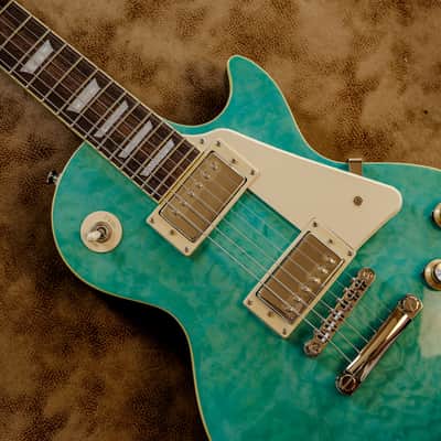 Epiphone Les Paul Standard '60s Quilt Top 2021 - 2025 - Transparent Blue image 4