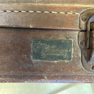 Vintage 1957 Gibson Les Paul 4 Latch Brown Case Pink Lining image 11