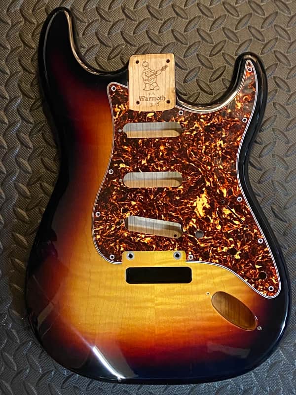 Warmoth Fender Licensed Swamp Ash Stratocaster Guitar Body | Reverb