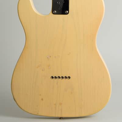 Fender  Telecaster Solid Body Electric Guitar (1973), ser. #395697, original black tolex hard shell case. image 4