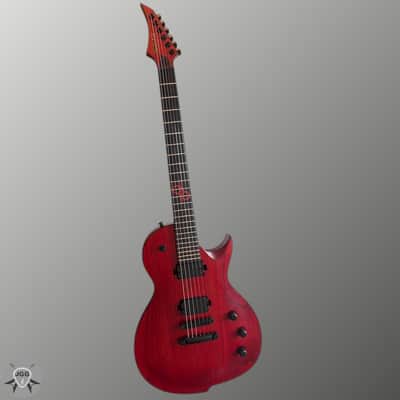 Solar GC2.6TBR Trans Blood Red Matte - With Gig Bag - Excellent Condition image 2