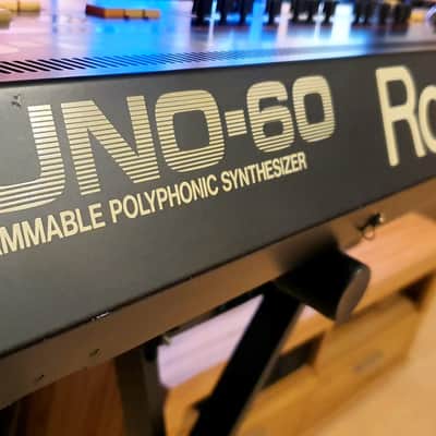 Roland Juno-60 61-Key Polyphonic Synthesizer β
RARE from Β΄80sβ
Synthesizer / Keyboard β
Cleaned & Full Checked image 7