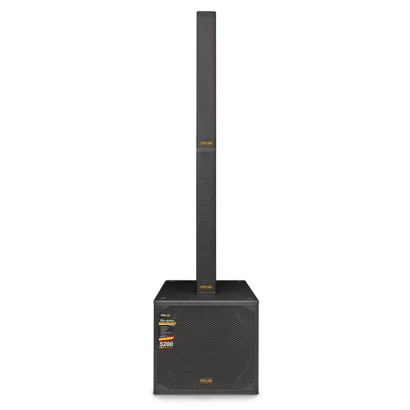 PRO DG IRIS 1 5200W Portable Line Array Column PA with an 18-inch Subwoofer image 1