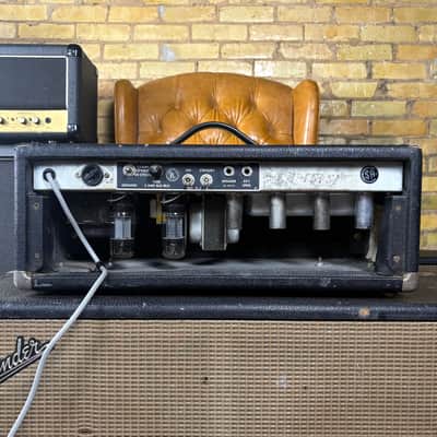 1969 Fender Bassman Amp AB165 Vintage Silverface Drip Edge Made In USA Tube Guitar Amplifier Head! image 5