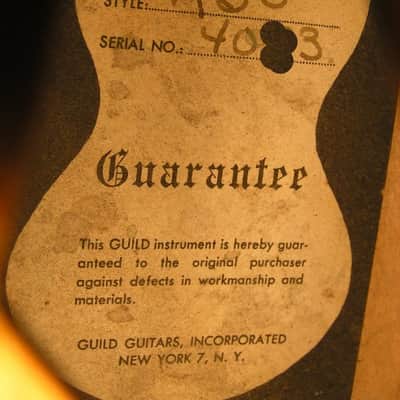 1957 Guild USA Granada A-50 image 10
