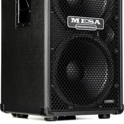 Mesa/Boogie Subway 2 x 15-inch 800-watt 4-ohm Bass Cabinet - Black Bronco with Black Metal Grille image 3