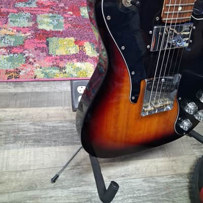 Fender Partscaster tele/jazzmaster - 3 tone sunburst lollar pickup image 3