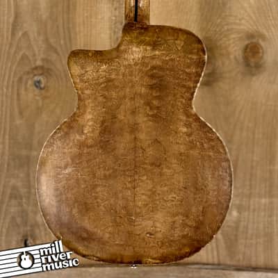 Vintage Maccaferri Selmer Style D-Hole Busato Jazz Guitar 1940s–1950s w/ Case image 6