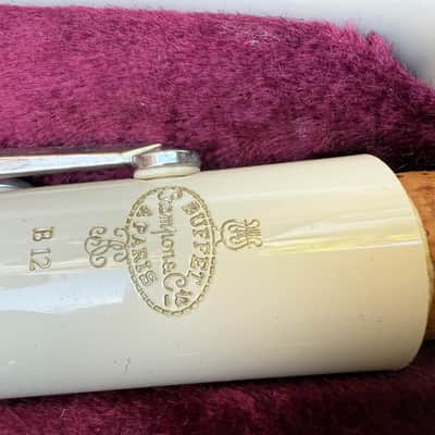 Buffet Crampon Paris klarinet clarinet B12 from the 90's White / Ivory Ultra Rare image 3