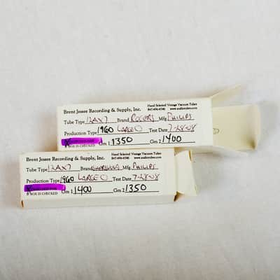 Vintage Sherwood-Branded Amperex 12AX7 / ECC83 Preamp Tubes – Pair – Made in Holland (1960) – Tests Good image 11