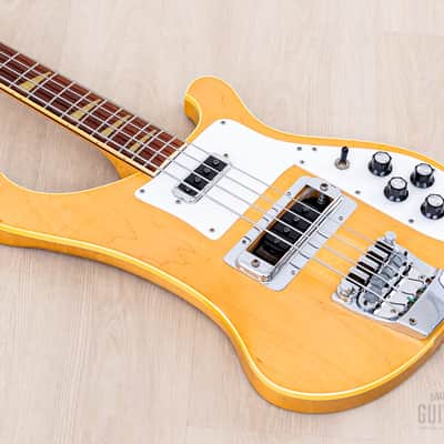 1982 Rickenbacker 4003 Vintage Neck Through Bass Mapleglo w/ Case image 7