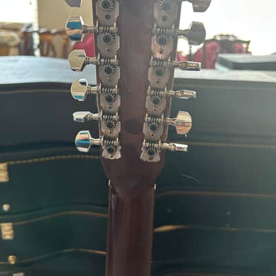 Yamaki Vintage 12-String Acoustic MIJ Natural w/ Hard Case image 11