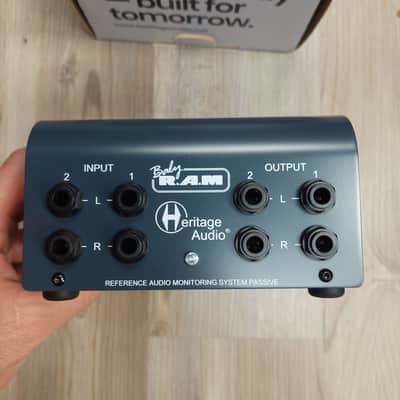 Heritage Audio Baby RAM Passive Desktop Monitor Controller 2020 - 2021 - RAF Blue Grey image 6