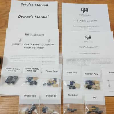Pioneer SA-9100 restoration kit filter capacitor repair rebuild fix image 1